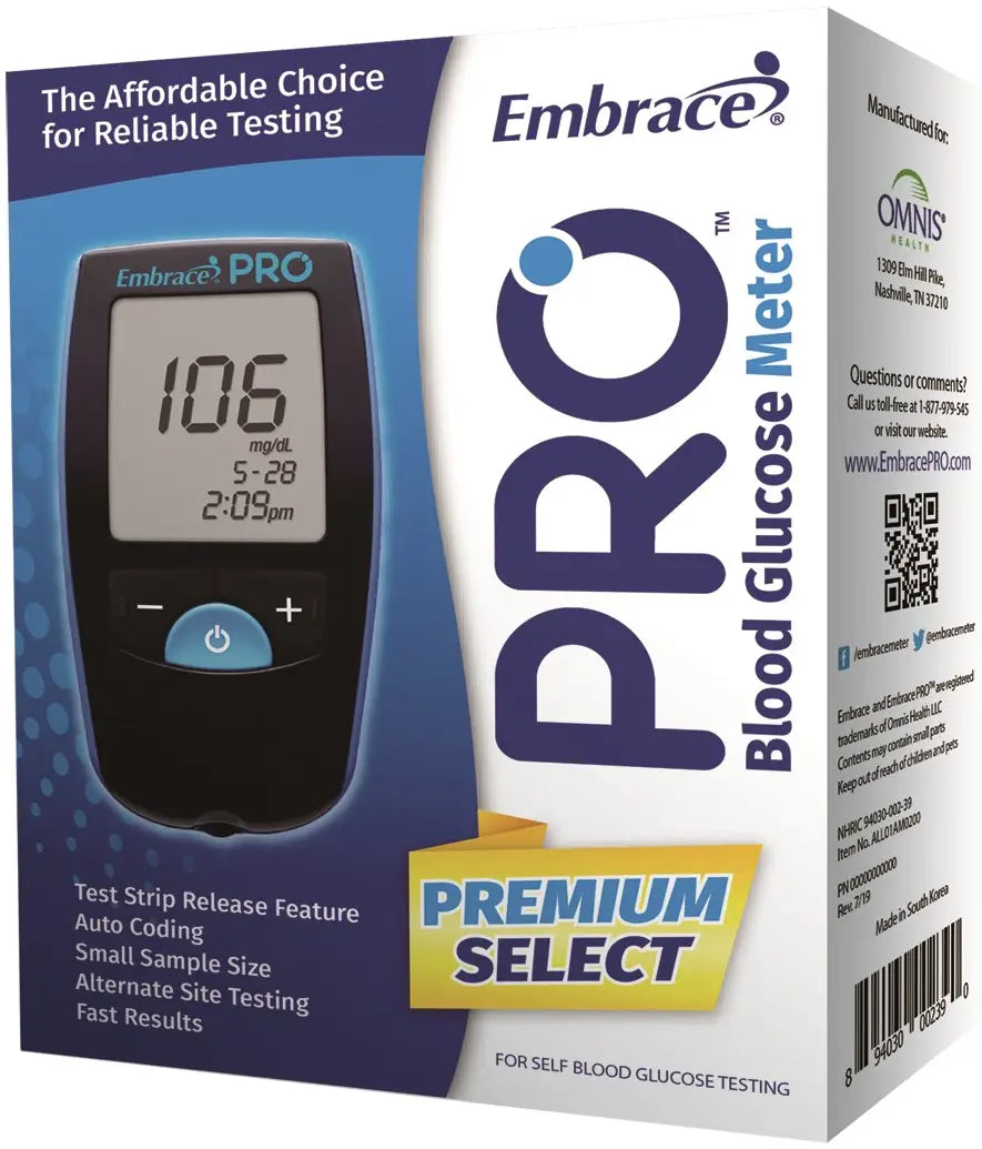 Omnis Health PRO Blood Glucose Monitoring System