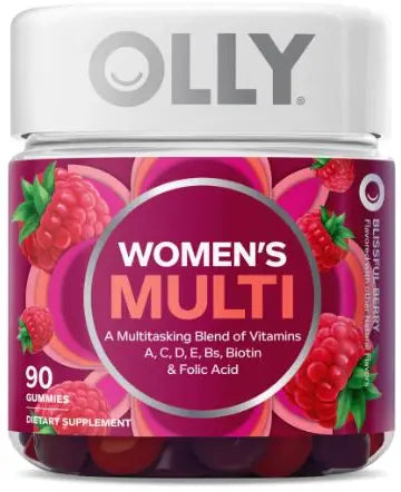 Olly Women's Multivitamin Gummies - Blissful Berry 90 Count
