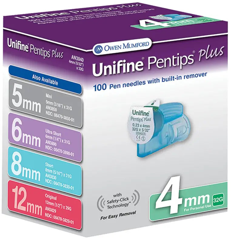 Owen Mumford Unifine Pentips Plus Pen Needles