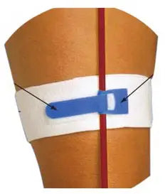 Pepper Medical Foley Catheter Leg Band, Regular, White