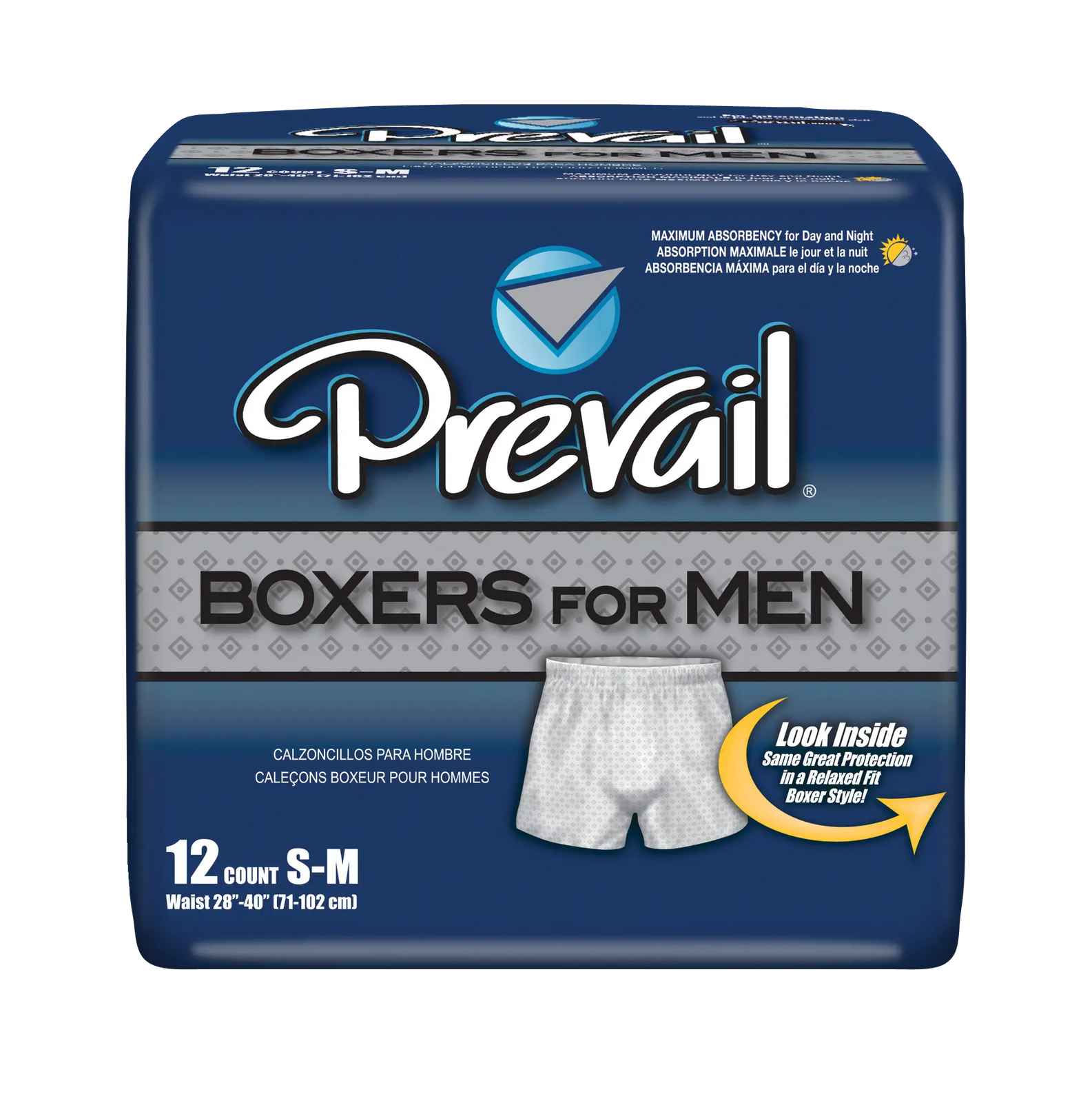 First Quality Prevail Boxers for Men - Medium (28"-40" Waist)