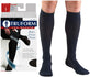 Truform Men's Dress Latex-Free Knee High Support Socks - 30-40 mmHg Compression