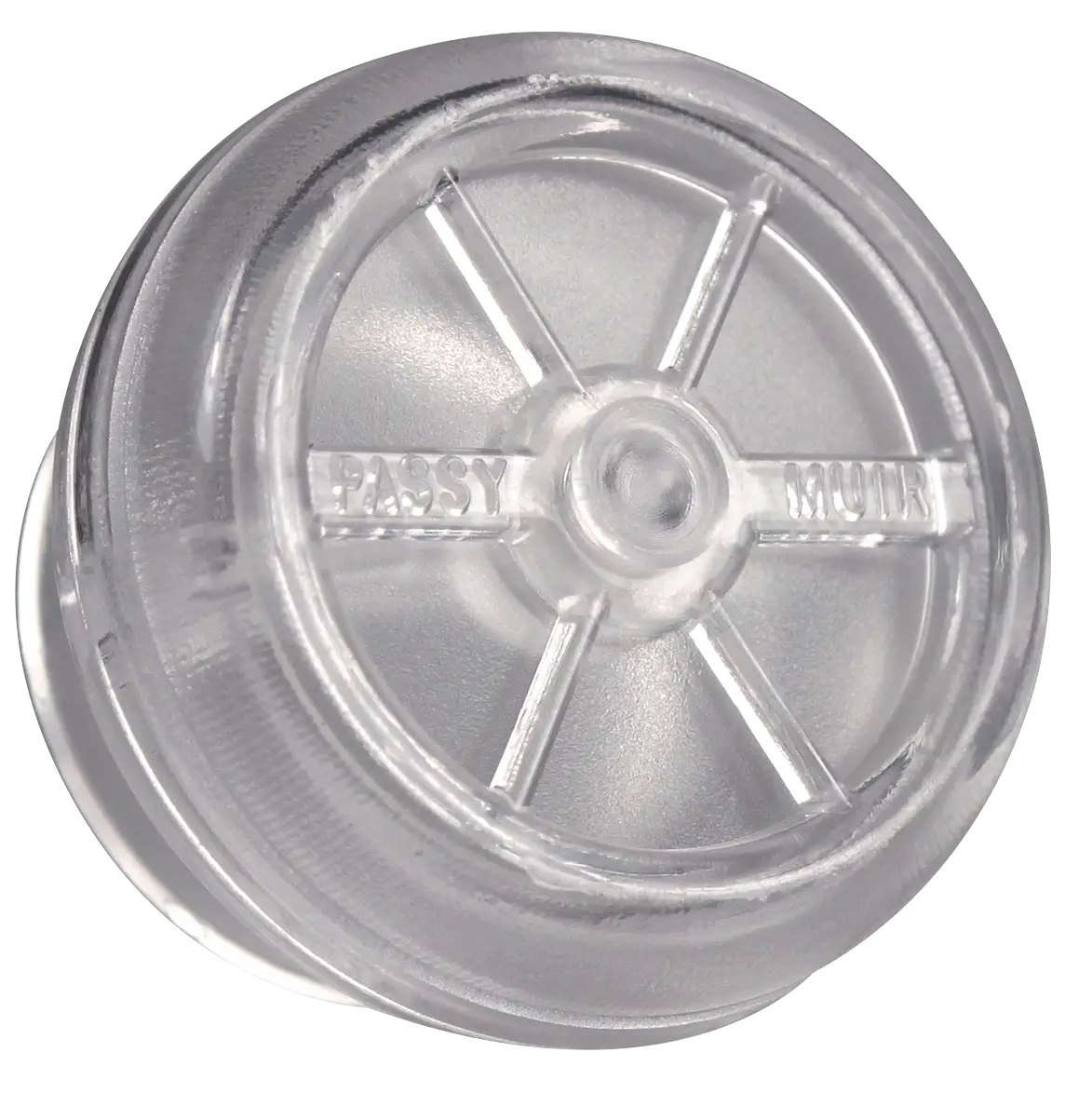 Passy Muir Speaking Valve for Improved Metal Trach, Size 4-6, Clear