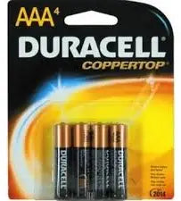 Duracell Quantum AAA Batteries for External Infusion Pumps (4 Count)