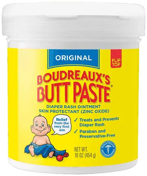 Boudreaux's Butt Paste Diaper Rash Ointment, 16 oz