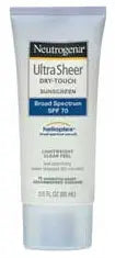 Kenvue Neutrogena Ultra Sheer Sunscreen — Multiple SPFs & Sizes