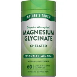 Nature's Truth Magnesium Glycinate Quick Release Capsules