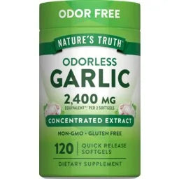 Nature's Truth Odorless Garlic Quick Release Softgels