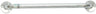 Compass Health Brands Knurled Chrome Grab Bar - 16" or 18"