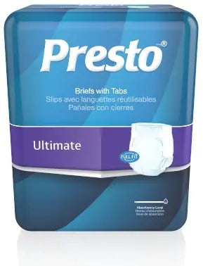 Presto Ultimate Incontinence Briefs - Extra Large (58"-64" Waist)