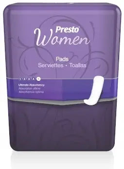 Presto Incontinence Pads for Women