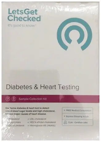 LetsGetChecked Home Diabetes & Heart Testing Kit