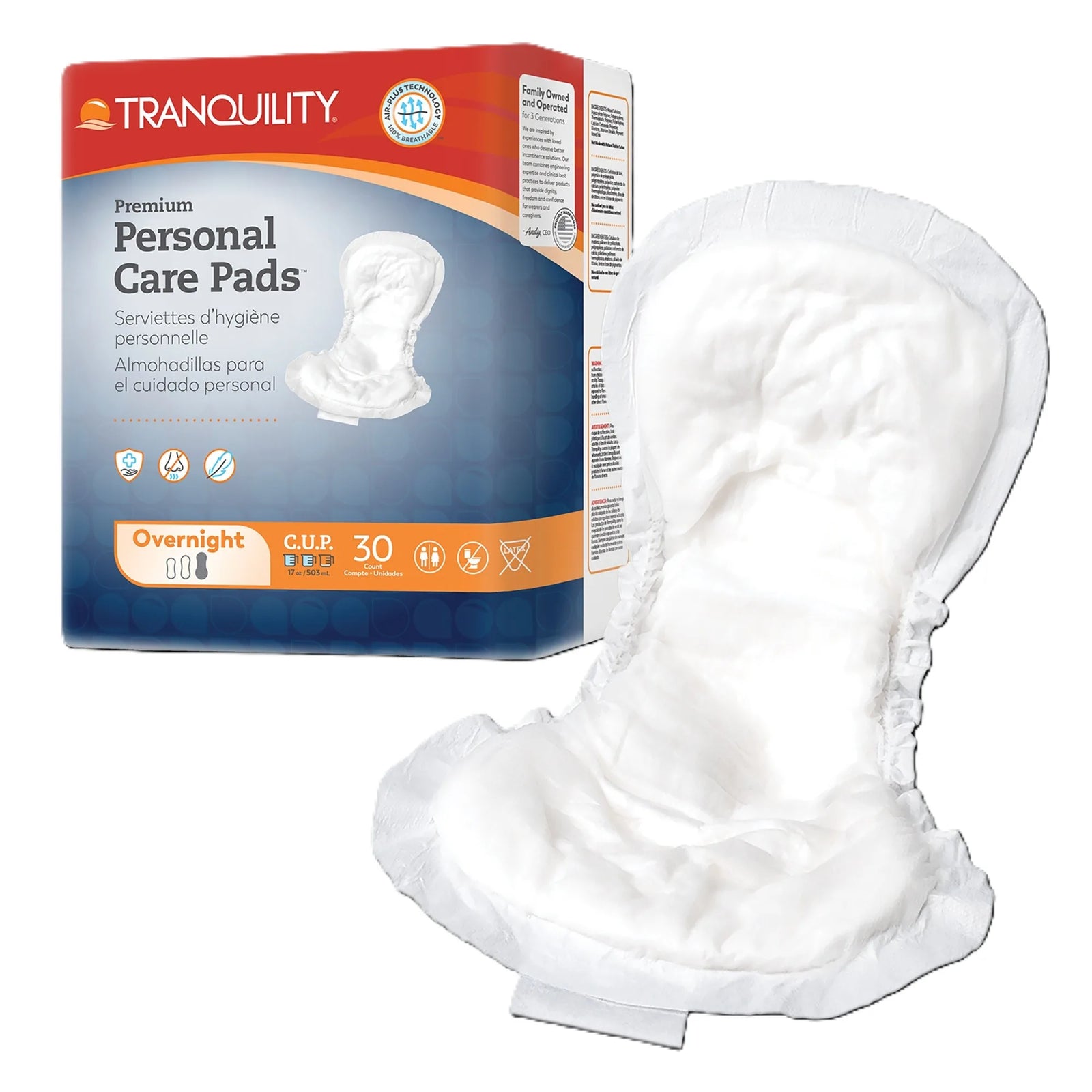 Tranquility Premium Overnight Personal Care Pads