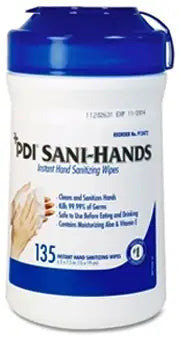 PDI Sani-Hands Instant Hand Sanitizing Wipes - Large Canister
