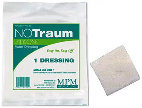 MPM Medical Inc NoTraum Extra Bordered Silicone Foam Dressing