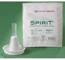Bard Spirit Style 3 Hydrocolloid Sheath Male External Catheter