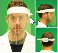 Roe Dental Laboratory Headgear and Face Shield
