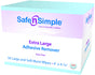 Safe N Simple Extra Large Adhesive Remover Wipe, 4" x 4-3/4"