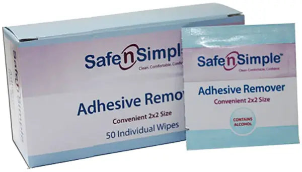 Safe N Simple Adhesive Remover Wipes