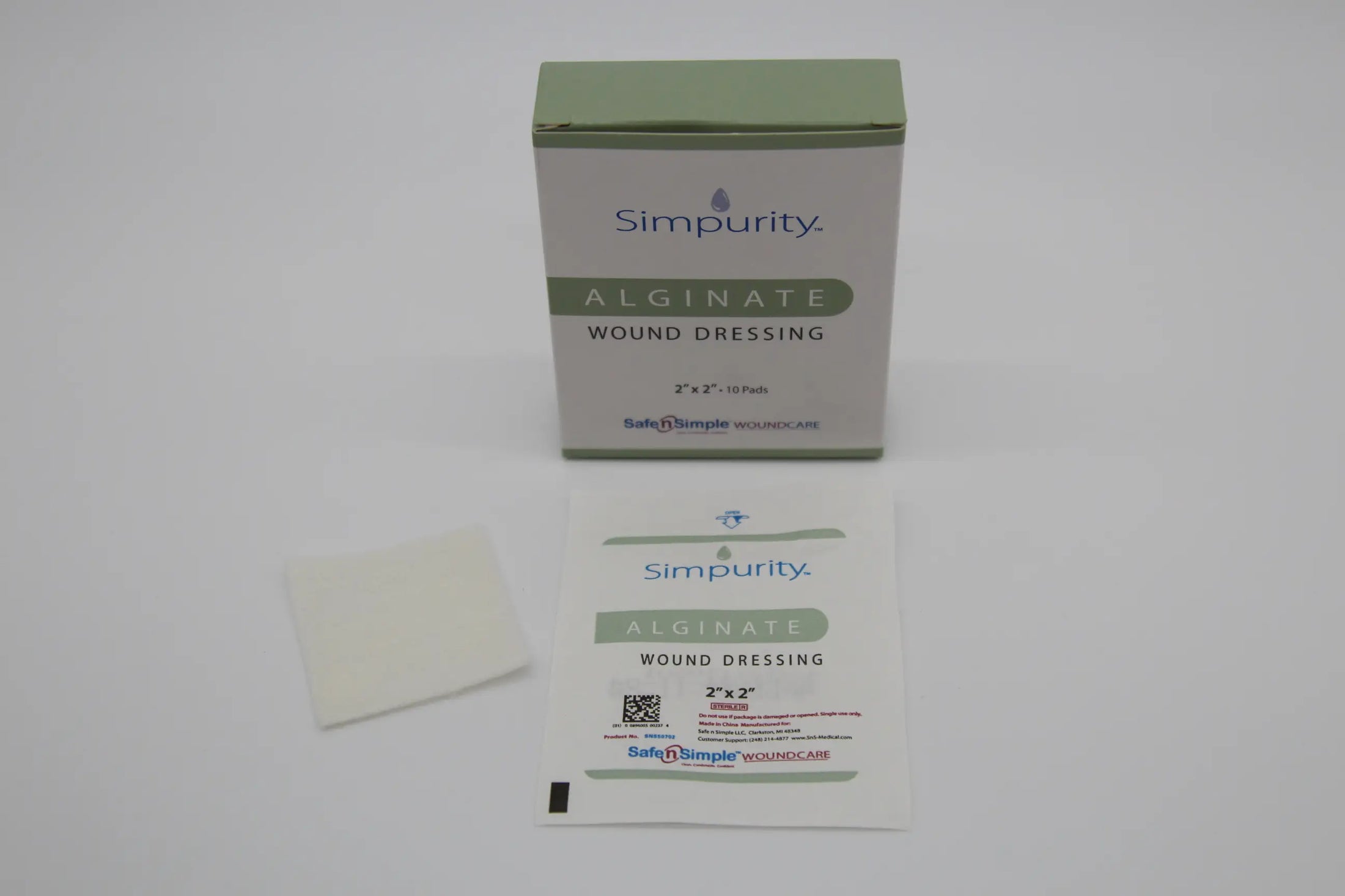 Safe N Simple Alginate Wound Dressing