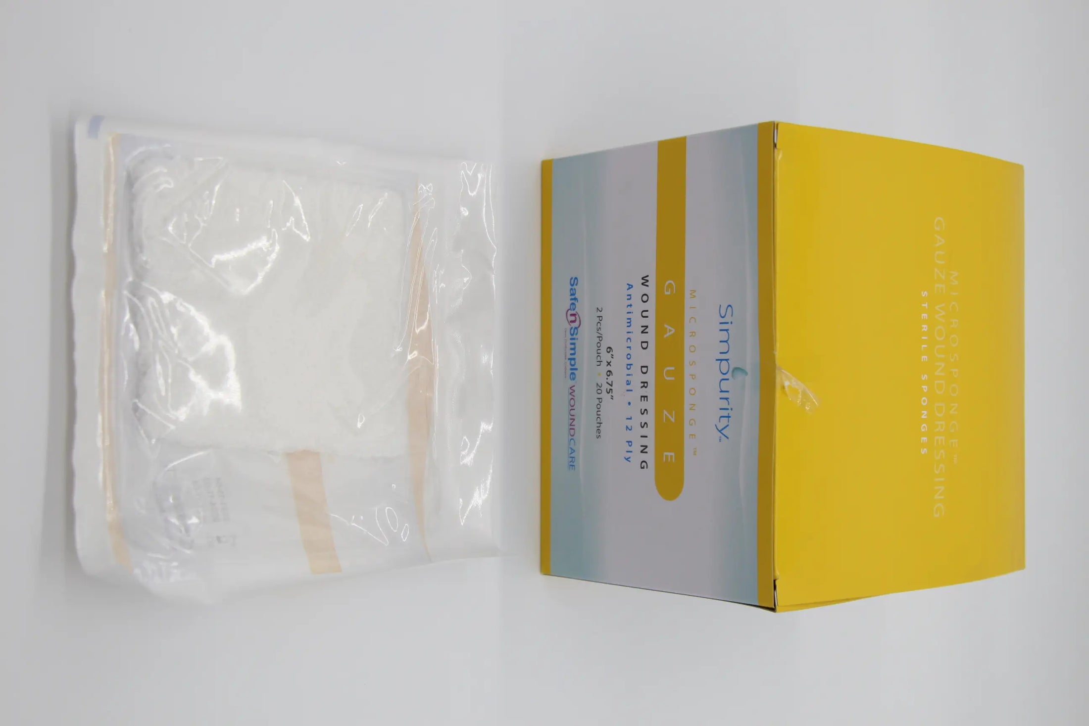 Safe N Simple Antimicrobial Gauze Sponge