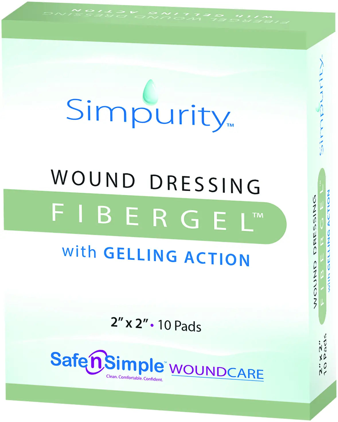Safe N Simple Fibergel Silver Alginate Wound Dressing
