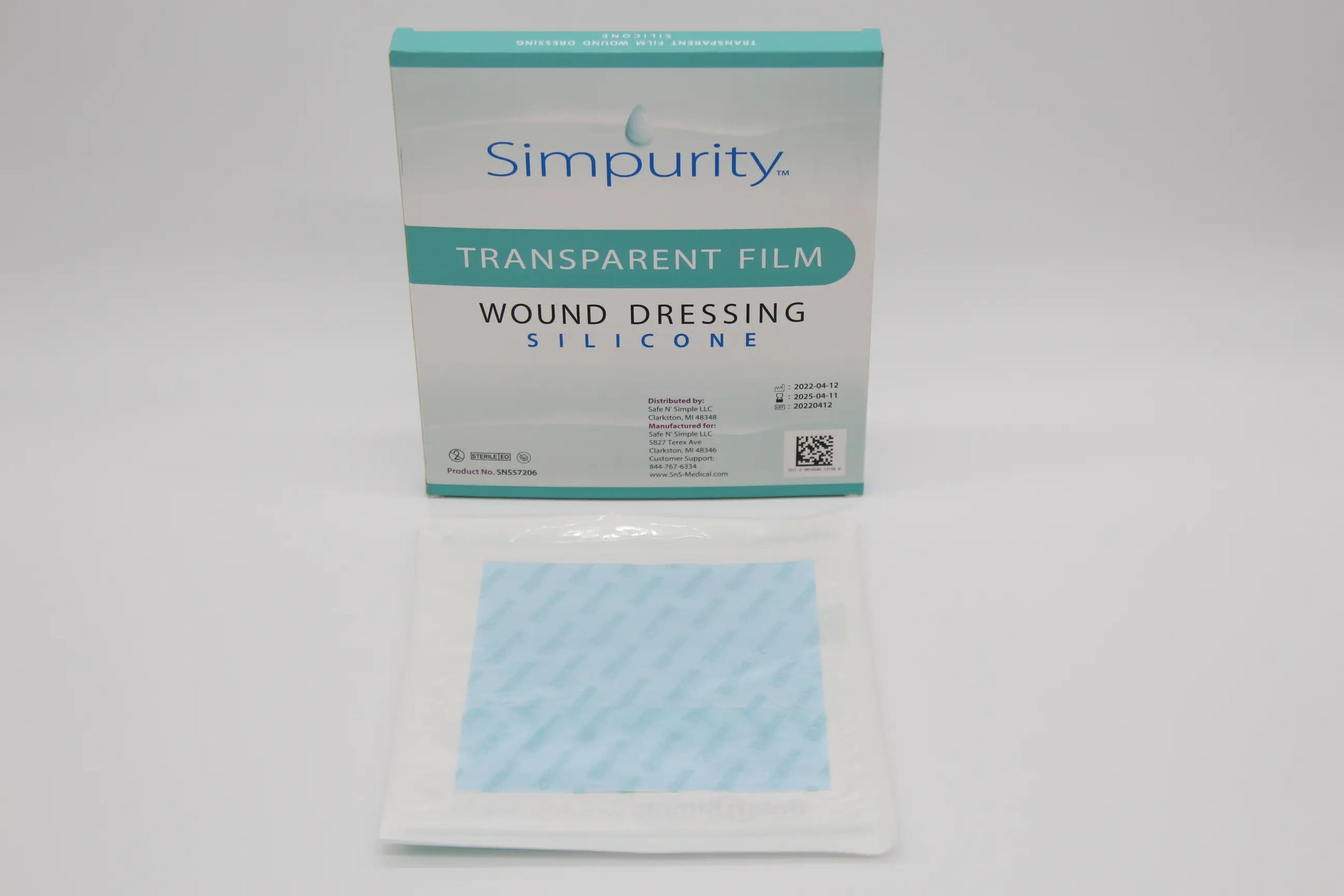 Safe N Simple Silicone Transparent Dressing