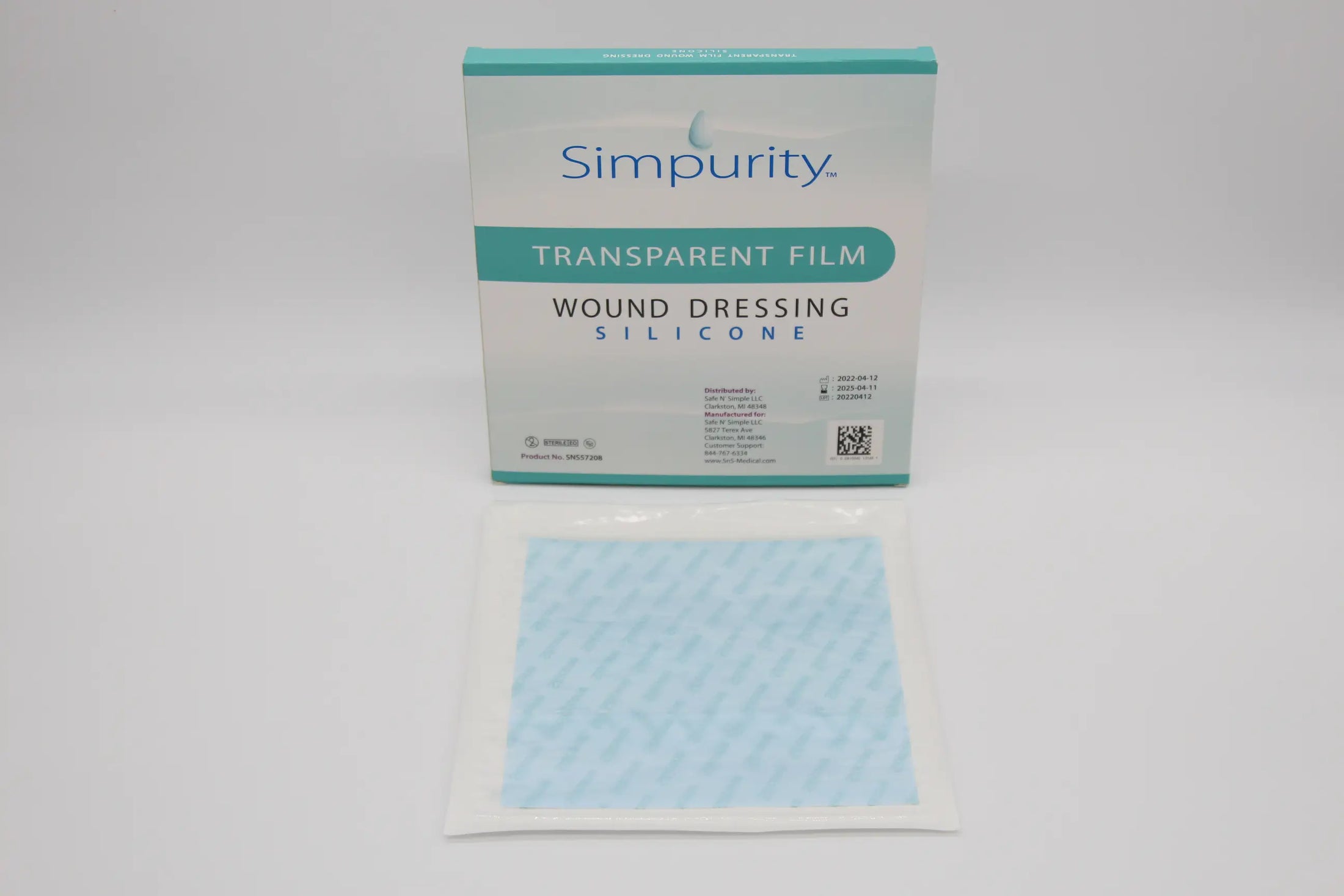 Safe N Simple Silicone Transparent Dressing