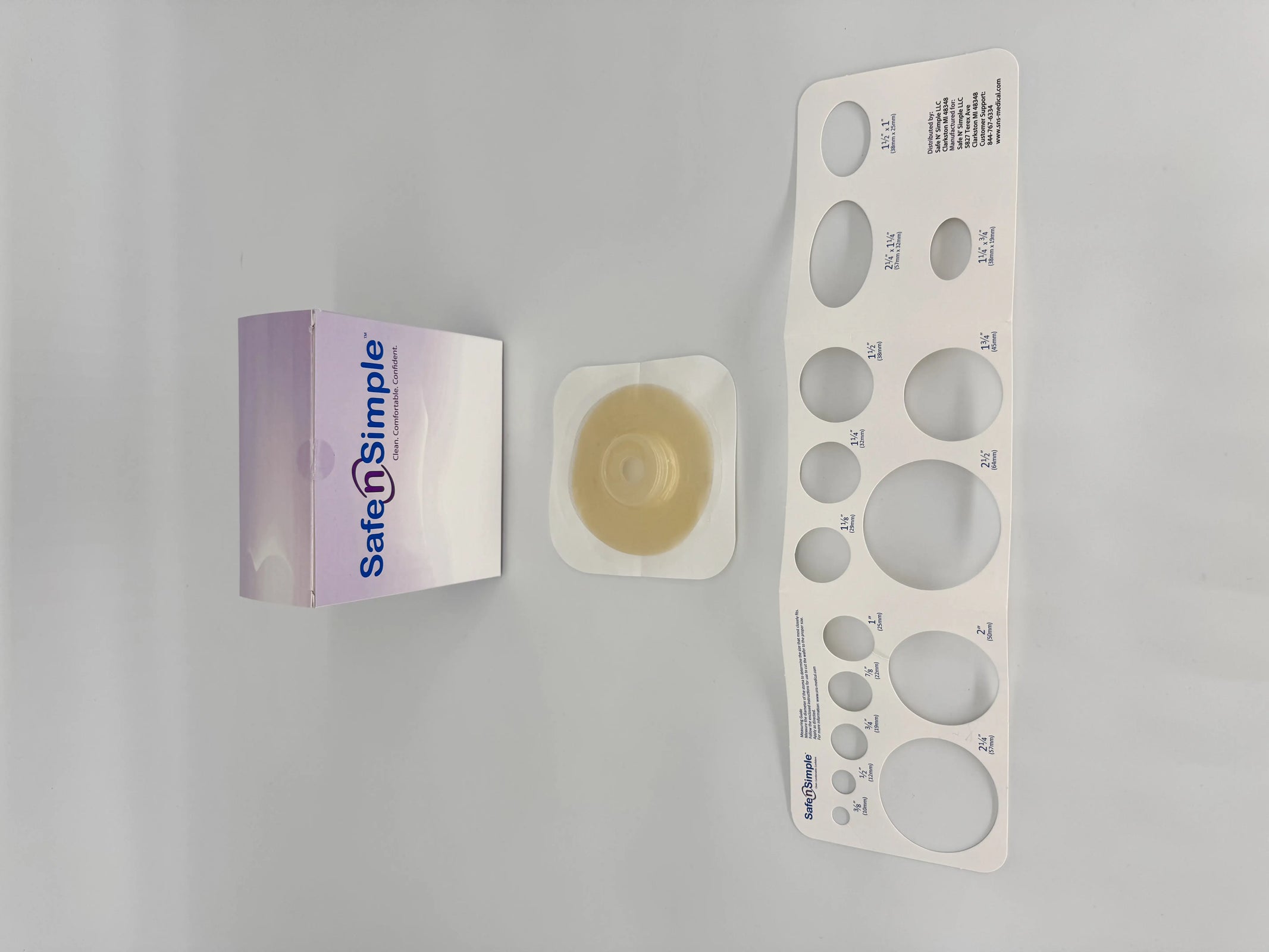 Safe N Simple 5" x 5" Convex Wafer