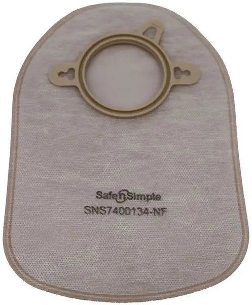 Safe N Simple 8" Closed 2-Piece Ostomy Pouch