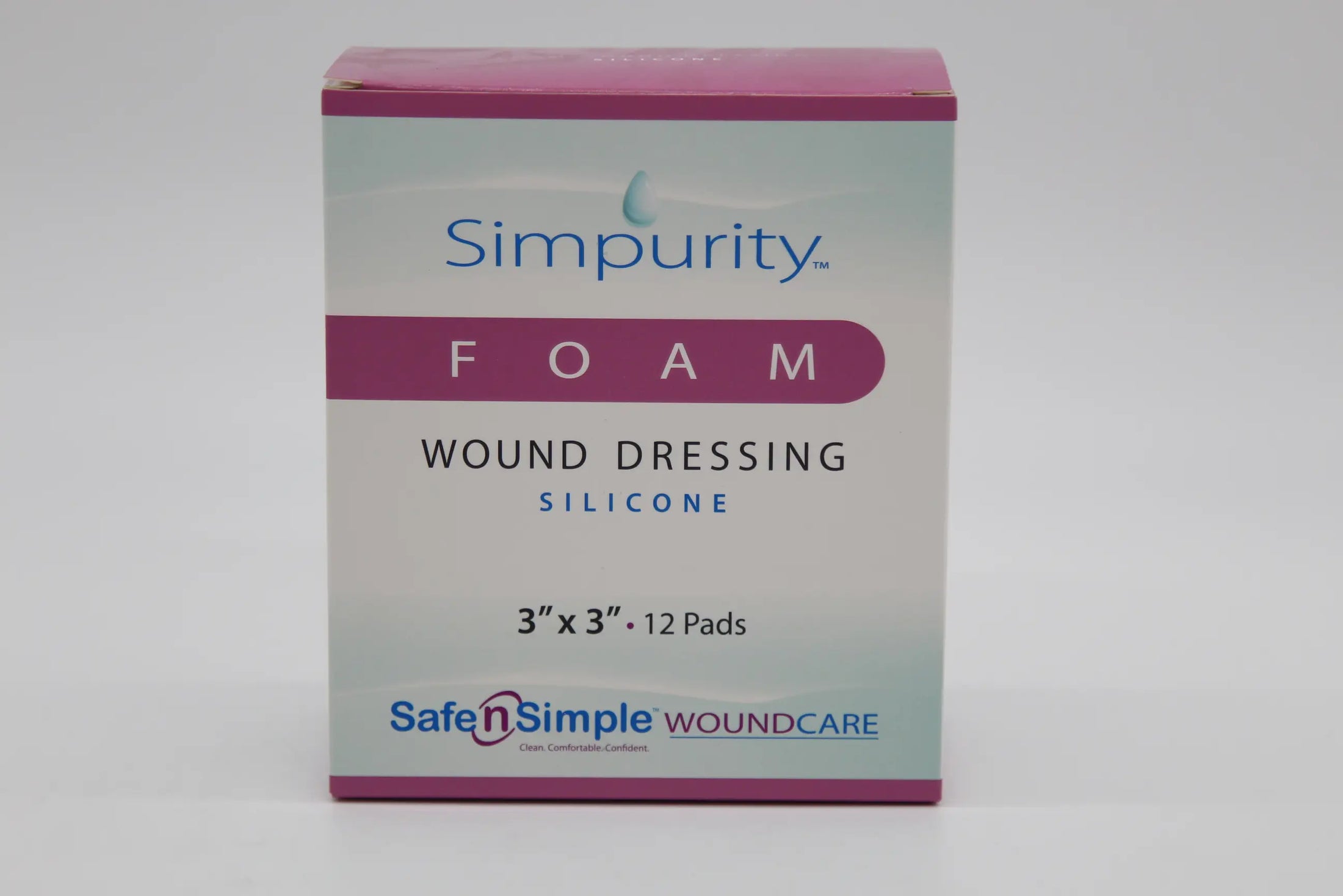 Safe N Simple Simpurity No Border Silicone Foam Dressing