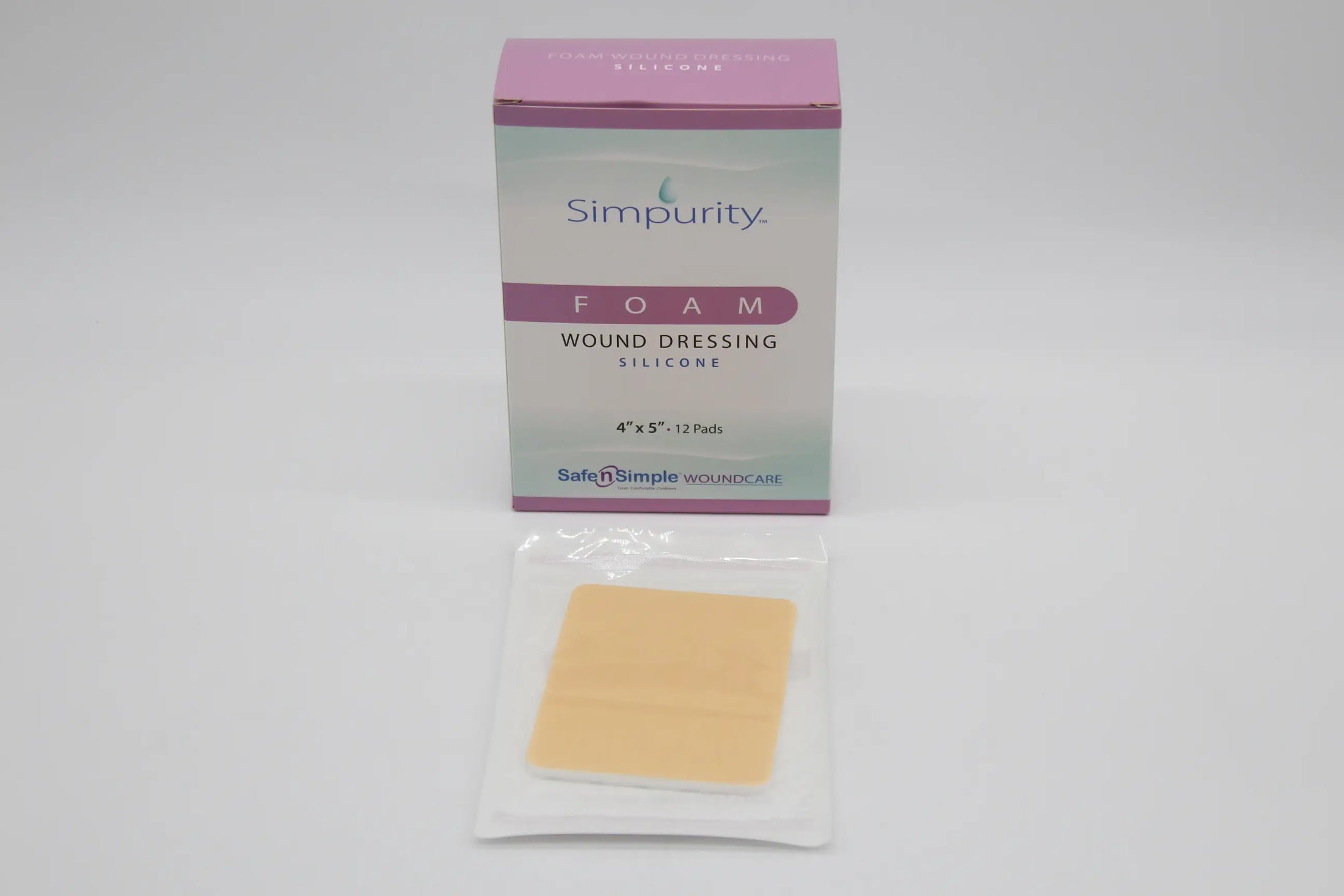 Safe N Simple Simpurity Silicone Foam Dressing
