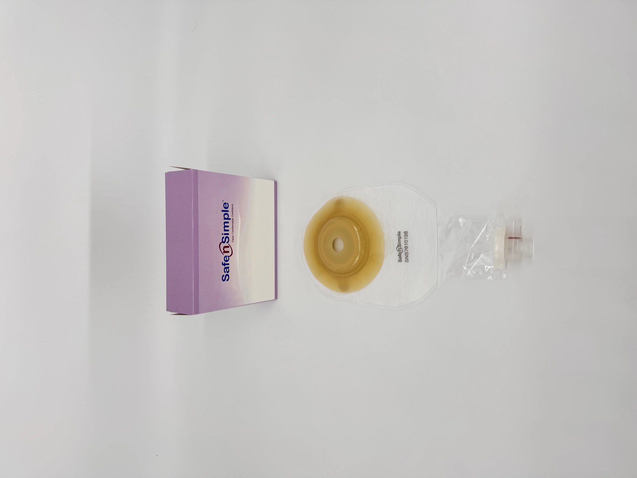 Safe N Simple Urostomy One Piece Pouch with Valve and Belt Tabs