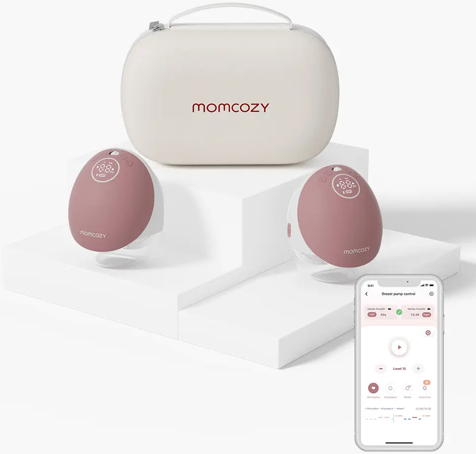 Momcozy Mobile Flow M9 Wearable Breast Pump with App Control