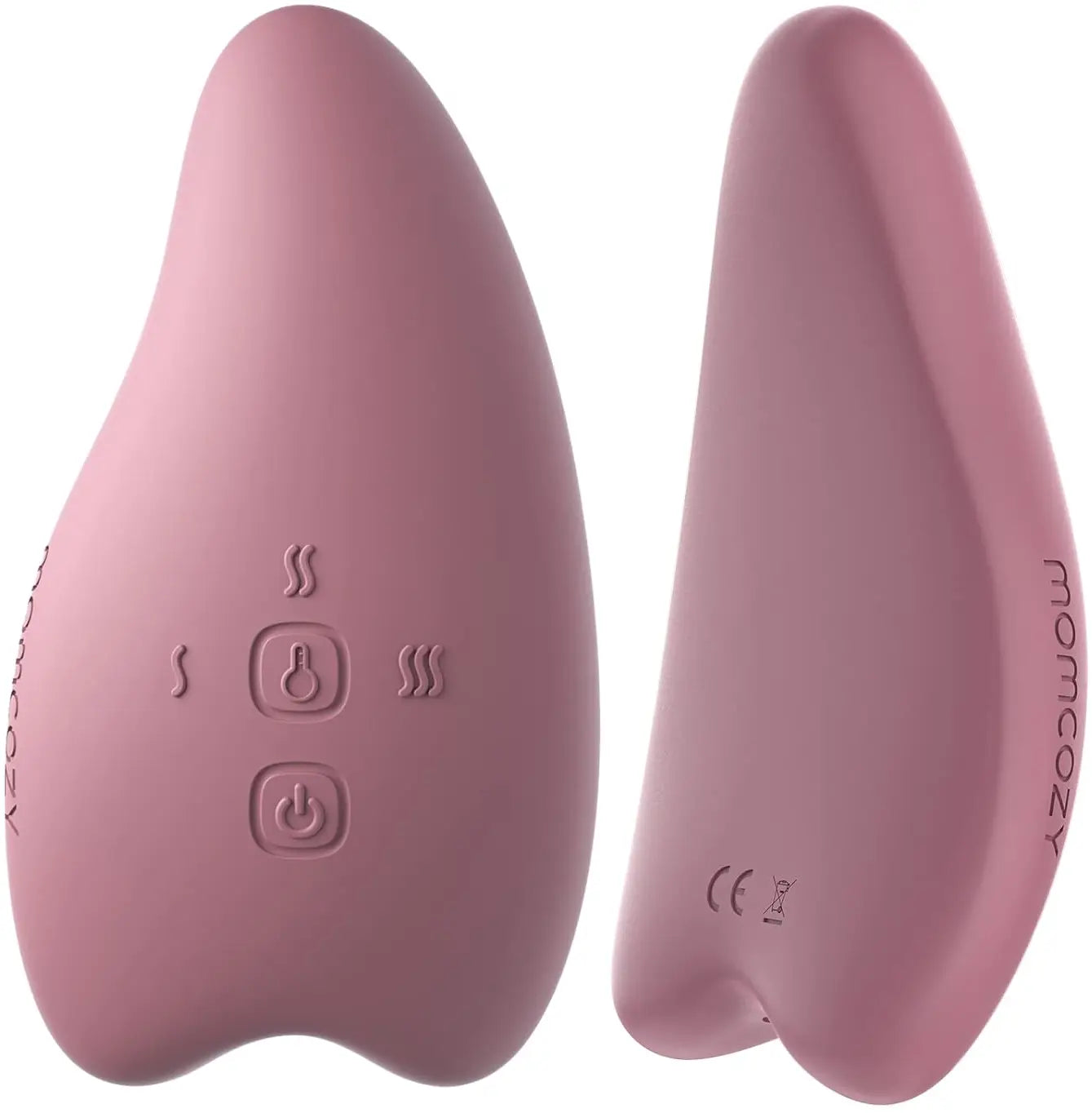 Momcozy Double 2-in-1 Warming Vibration Lactation Massager, 2 Count