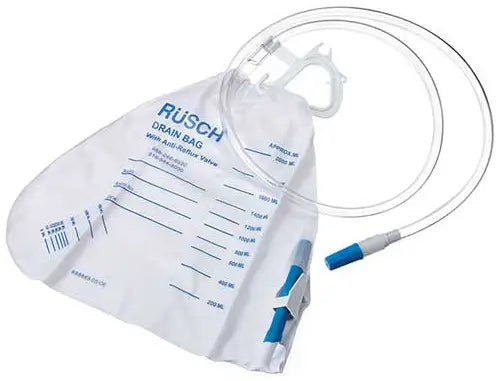 Teleflex Economy Urinary Drain Bag with Anti-Reflux Valve