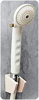 Carex Hand Held Shower Spray with On/Off Valve and Extra-Long Hose