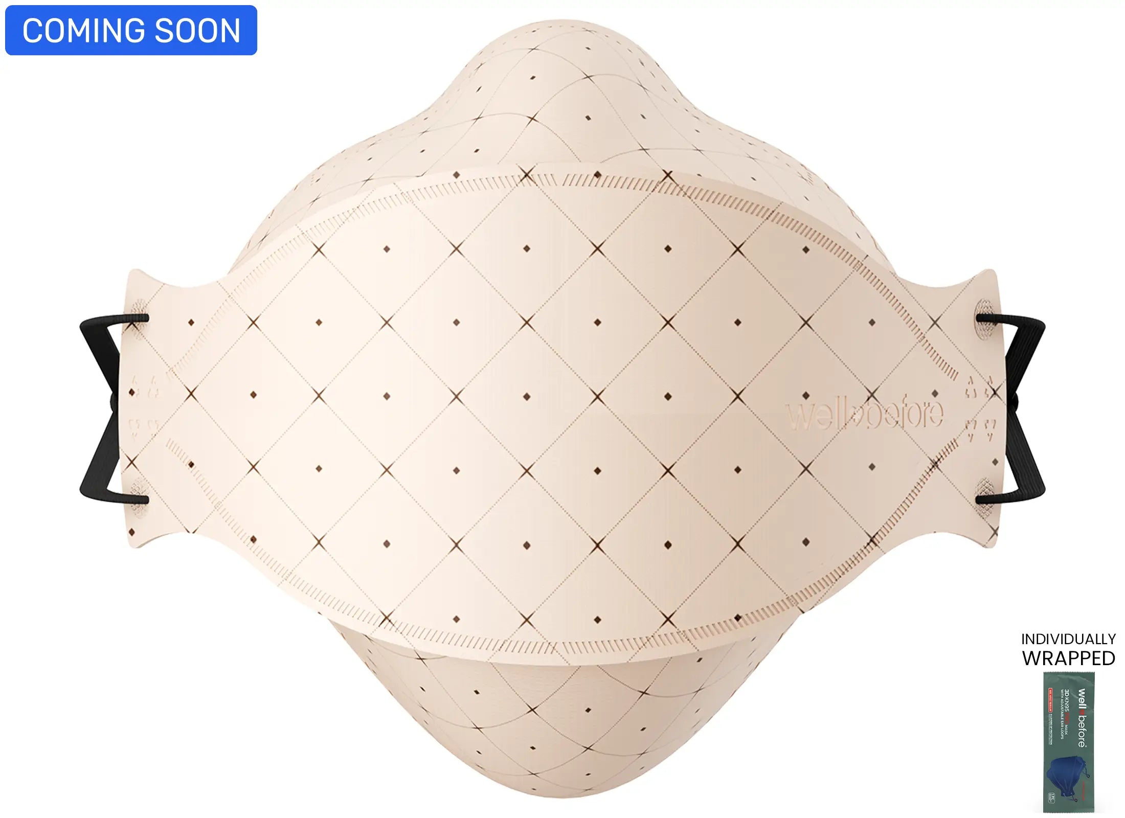 KN95 3D Pro Face Mask | Premium 3D Fit, Anti-fogging, Adjustable Ear Loops