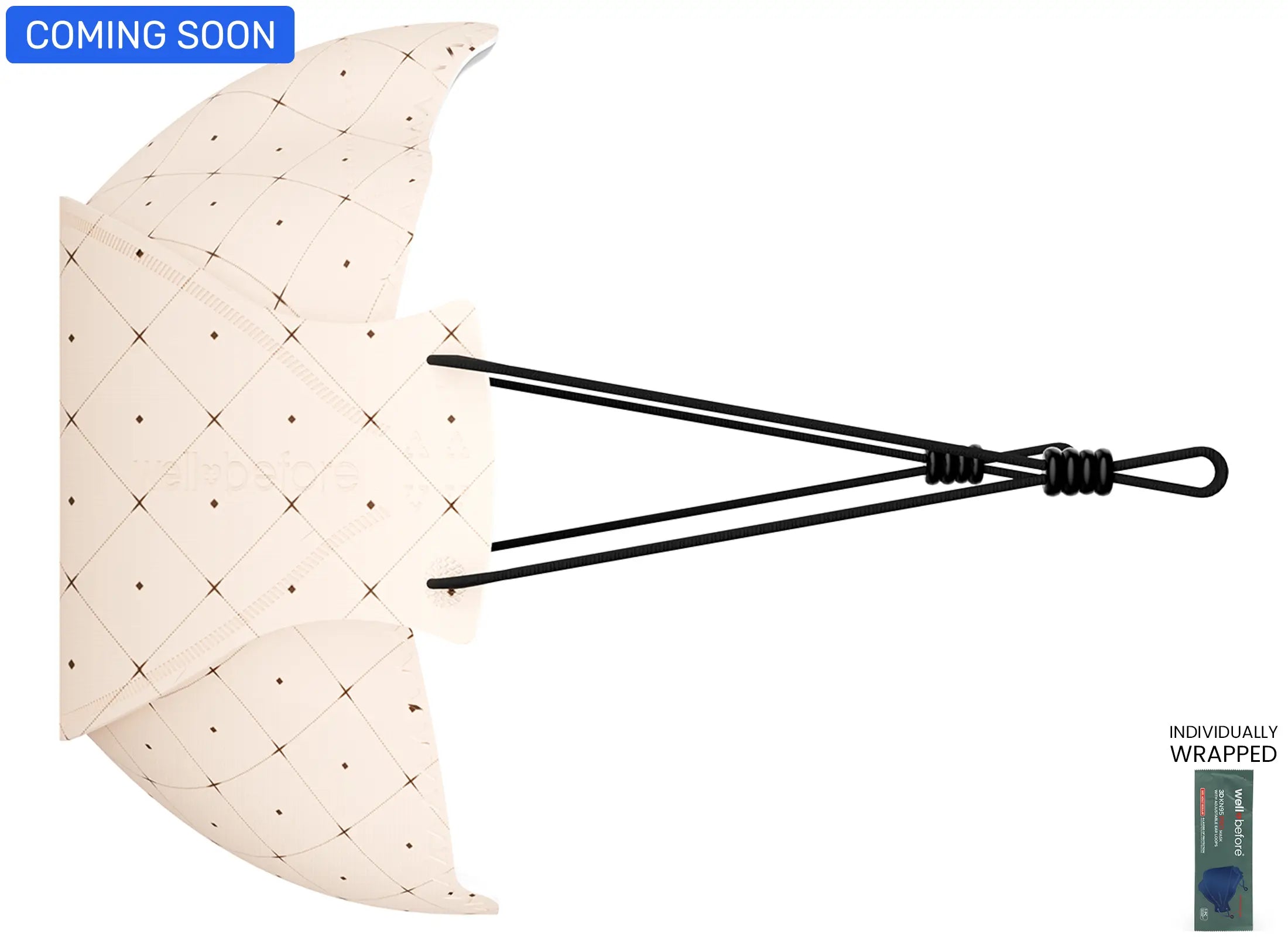 KN95 3D Pro Face Mask | Premium 3D Fit, Anti-fogging, Adjustable Ear Loops