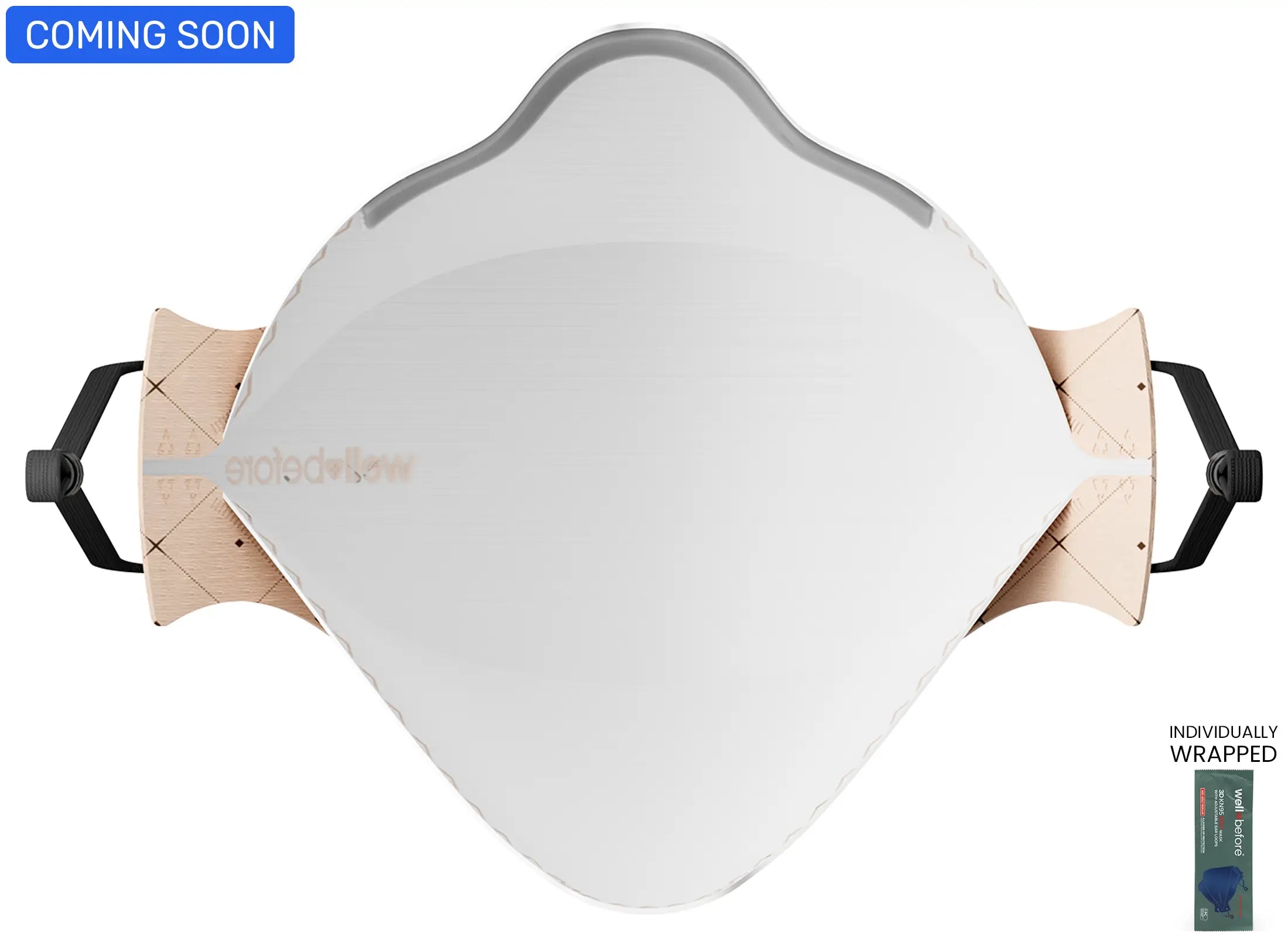 KN95 3D Pro Face Mask | Premium 3D Fit, Anti-fogging, Adjustable Ear Loops