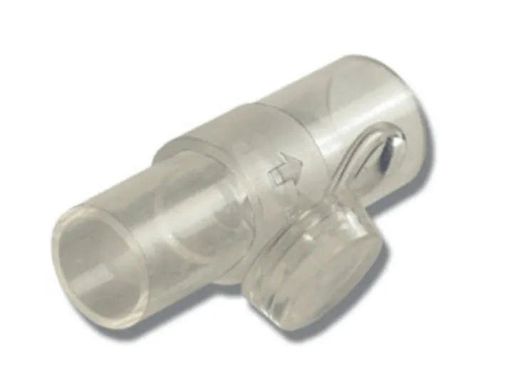 Salter Labs AirLife Pediatric MDI Adapter with Cap, 15 mm x 15 mm
