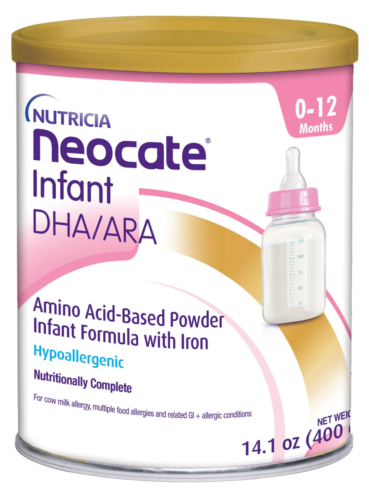 Neocate Infant DHA/ARA Amino Acid-Based Infant Formula Powder, 14.1 oz / 400 g