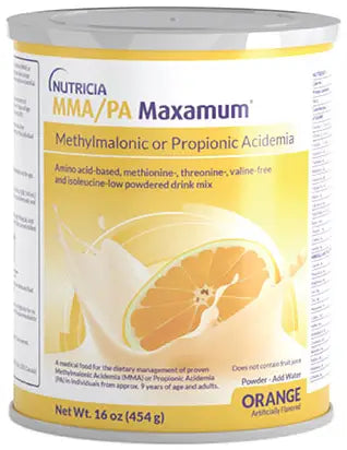 Nutricia North America MMA/PA Maxamum Powdered Medical Food, Orange Flavor, 16 oz