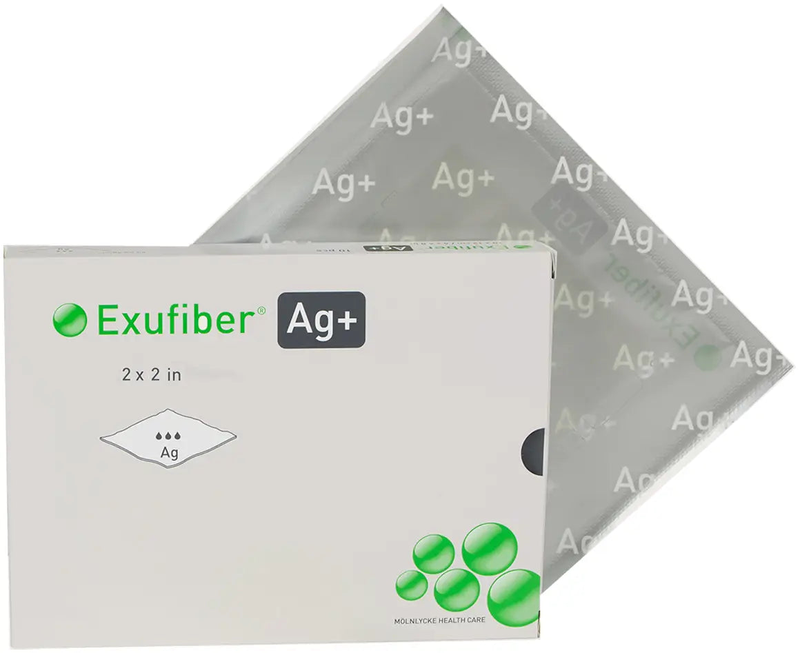 Molnlycke Health Care Exufiber AG Gelling Fiber Wound Dressing 2x2in