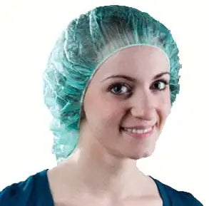 Molnlycke Health Care Bouffant Cap - Medium, Blue