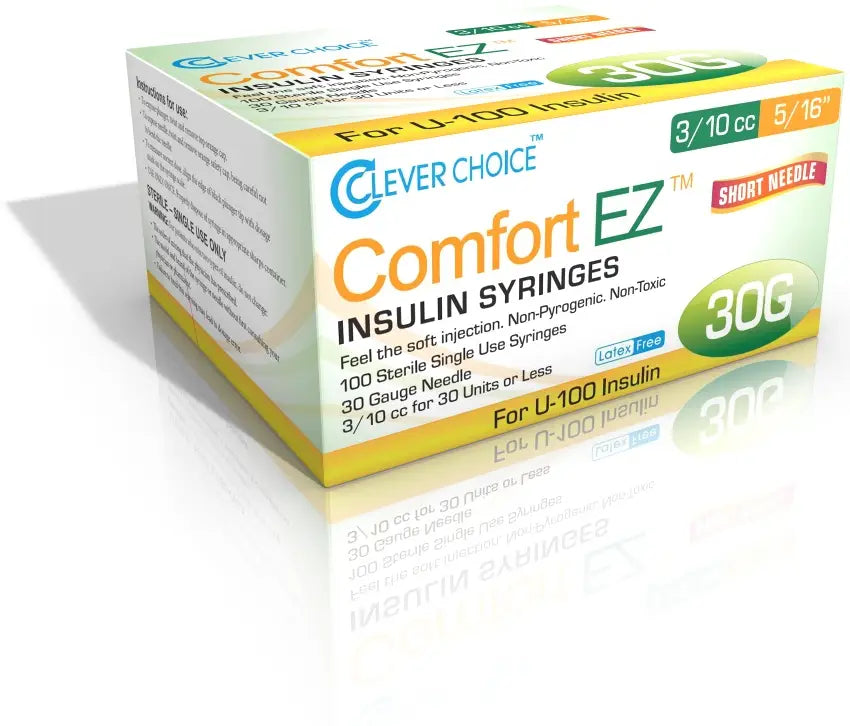 SDI USA INC. DBA SIMPLE DIAGNOSTICS Clever Choice Comfort EZ Insulin Syringes