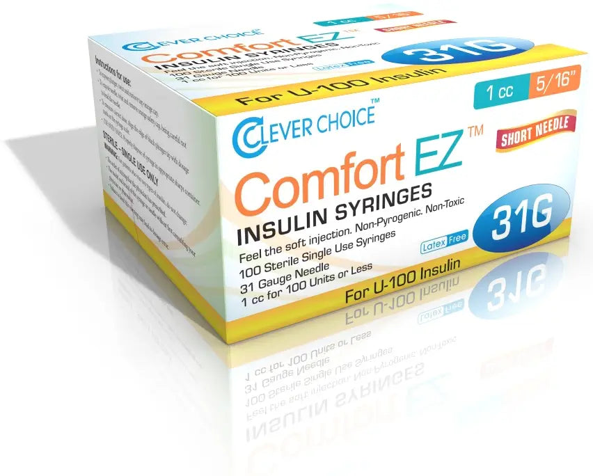 SDI USA INC. DBA SIMPLE DIAGNOSTICS Clever Choice Comfort EZ Insulin Syringes