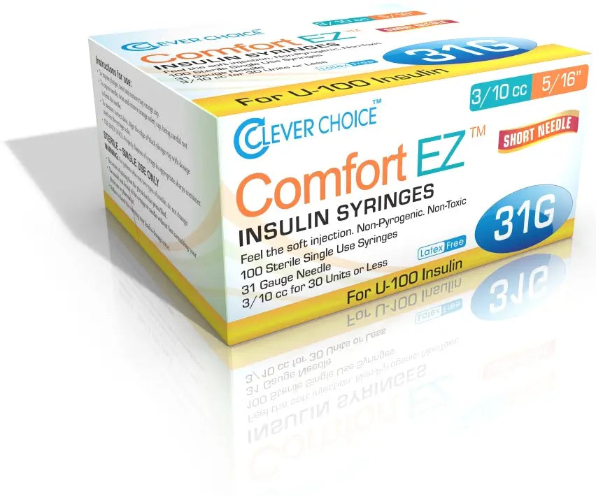 SDI USA INC. DBA SIMPLE DIAGNOSTICS Clever Choice Comfort EZ Insulin Syringes