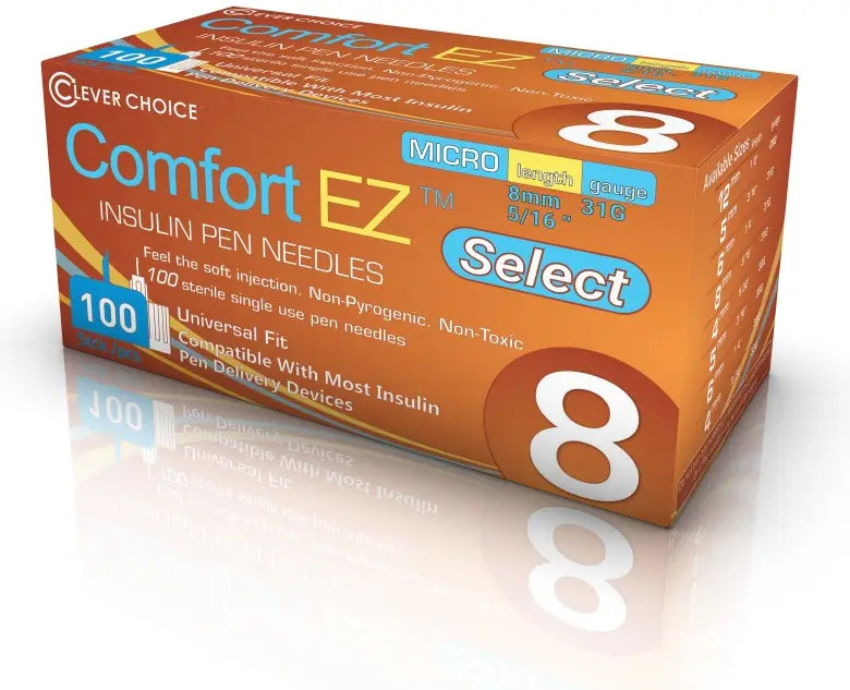 Simple Diagnostics Clever Choice Comfort EZ Select Insulin Pen Needles