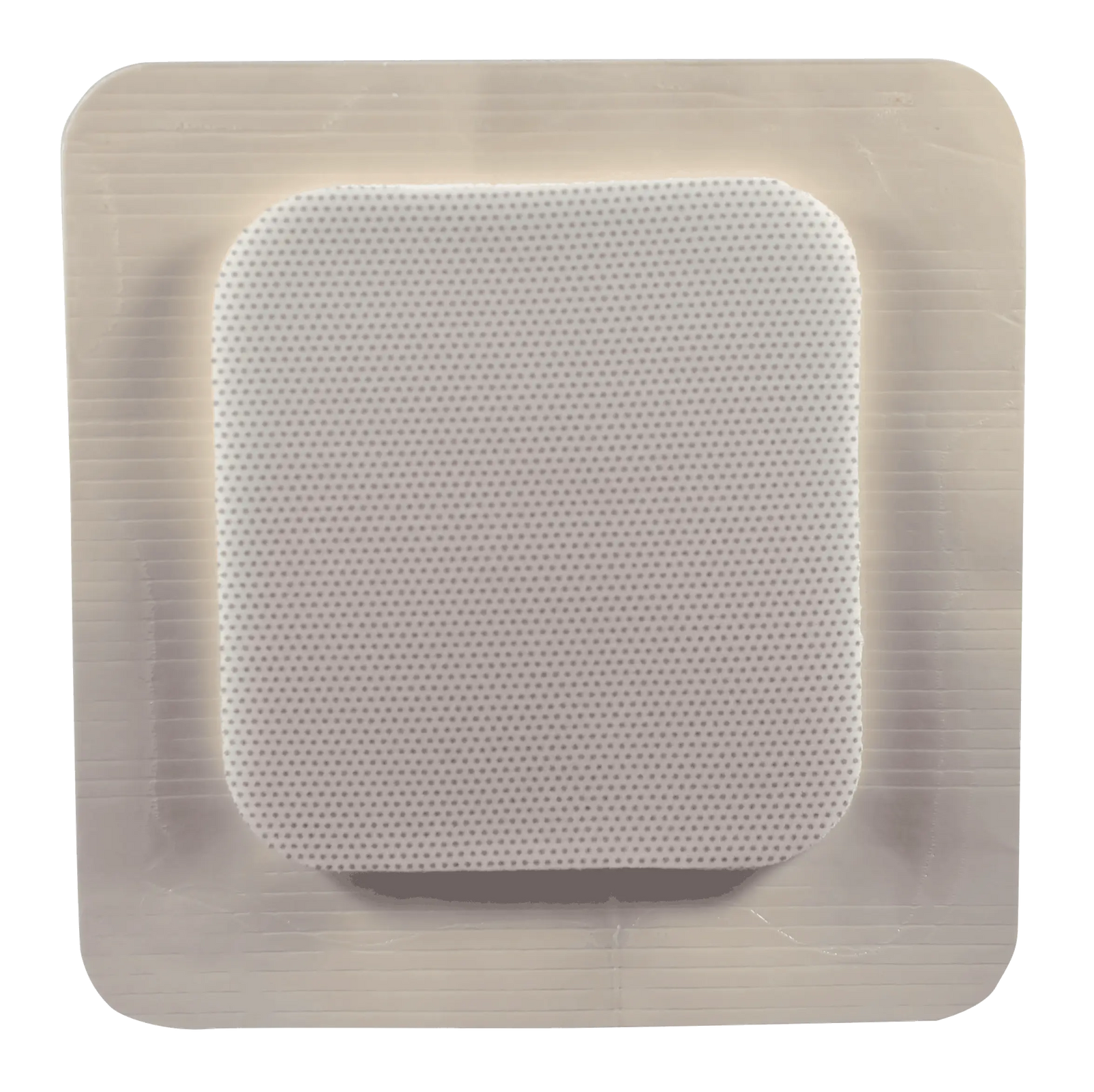 MediPlus Comfort Foam Border Ag Island Sacral Dressing, 8.7" x 8.7", Pad Size 5.0" x 5.7"